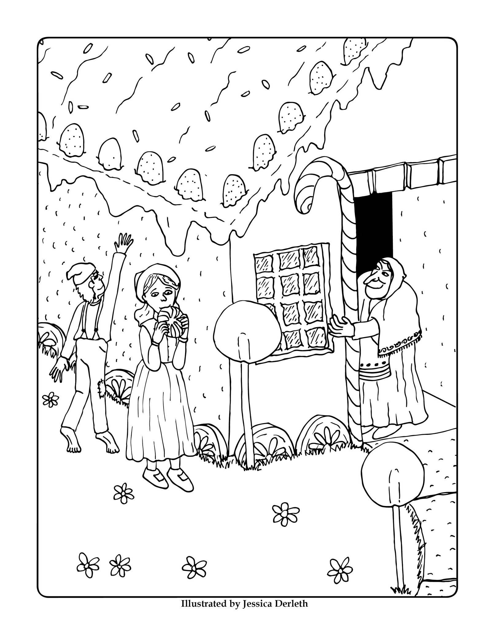 Fairy Tales Coloring Pages - Jessica Derleth